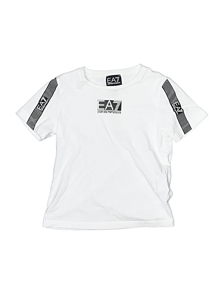 Pre-owned Emporio Armani Kids' Short Sleeve T-shirt In White