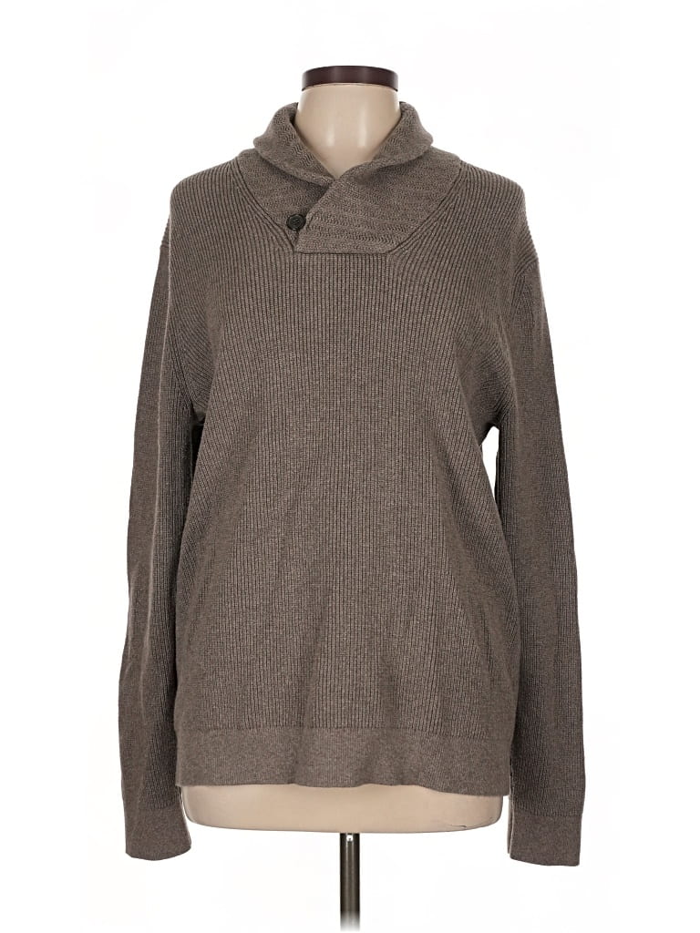 Pre-owned Banana Republic Factory Store Turtleneck Sweater In Brown