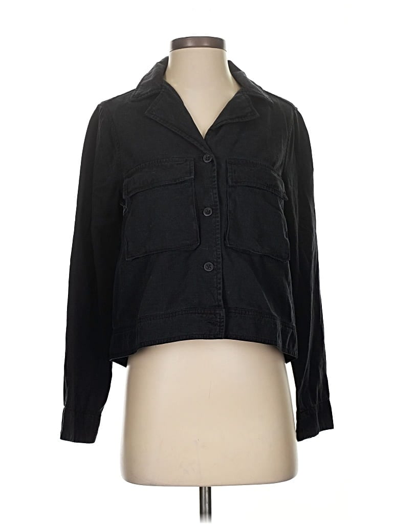 Pre-owned Cloth & Stone X Anthropologie Jacket In Black