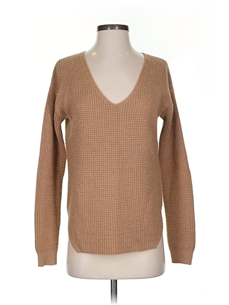 Pre-owned Wilfred Free Wool Pullover Sweater In Brown