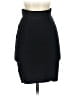 BCBGMAXAZRIA Solid Black Formal Skirt Size S - photo 1