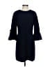 Club Monaco 100% Polyester Solid Blue Cocktail Dress Size 4 - photo 1