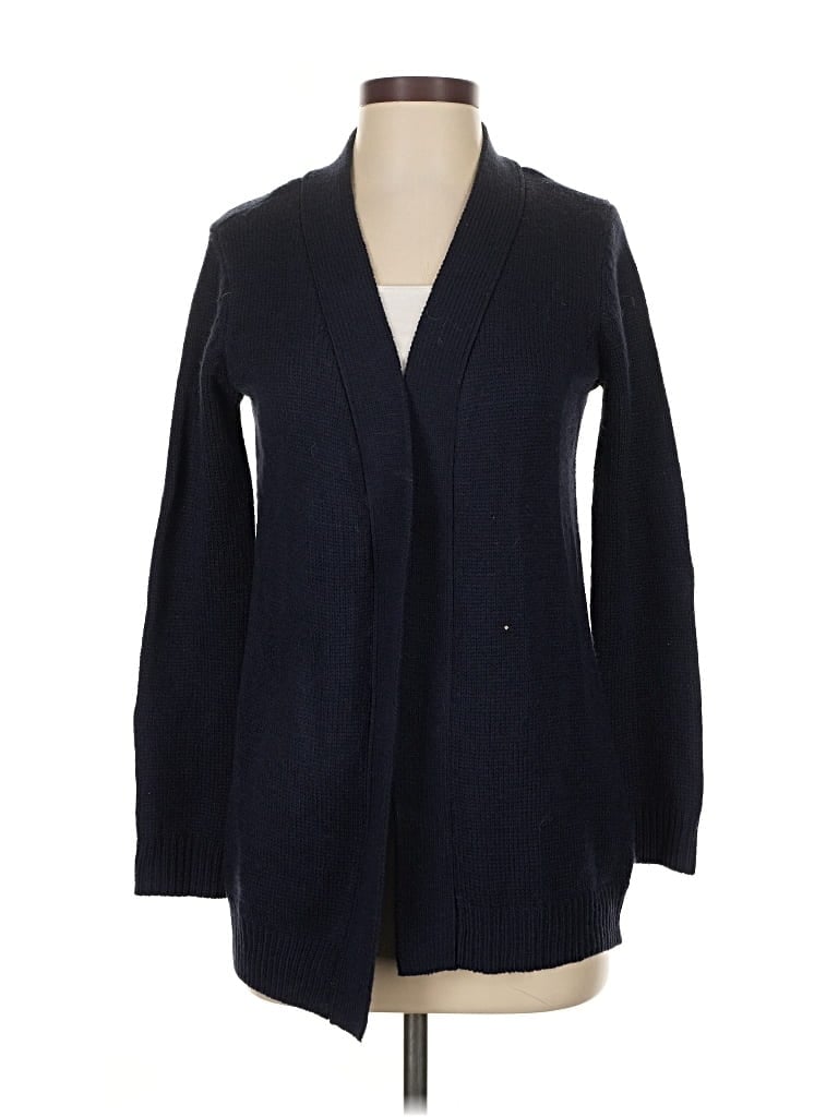 Pre-owned Karen Scott Cardigan Sweater In Blue
