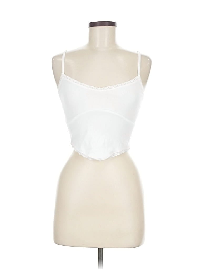 Pre-owned Asos Design Tank Top White Strapless Neckline Tops