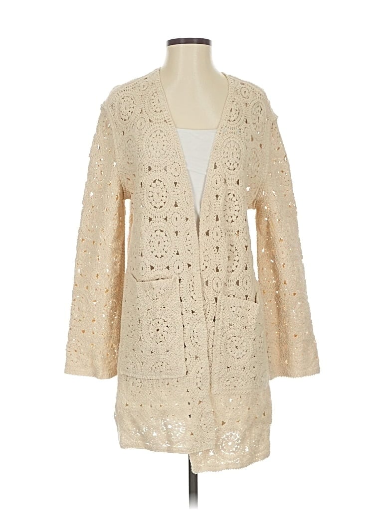 Pre-owned Martha Stewart Cardigan Sweater In Brown