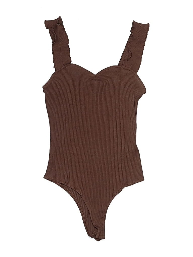 Pre-owned Alya Bodysuit In Brown