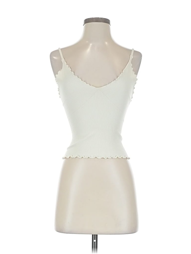 Pre-owned Intimately By Free People Tank Top Ivory Sweetheart Neckline Tops In White