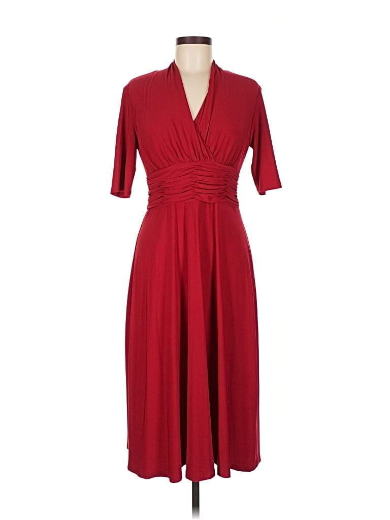 Pre-owned Evan Picone Cocktail Dress In Red