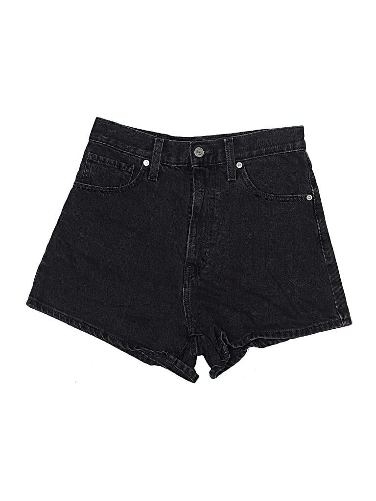 Pre-owned Levi's Denim Shorts In Black
