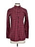 J.Crew 100% Cotton Checkered-gingham Red Long Sleeve Button-Down Shirt Size 0 - photo 1