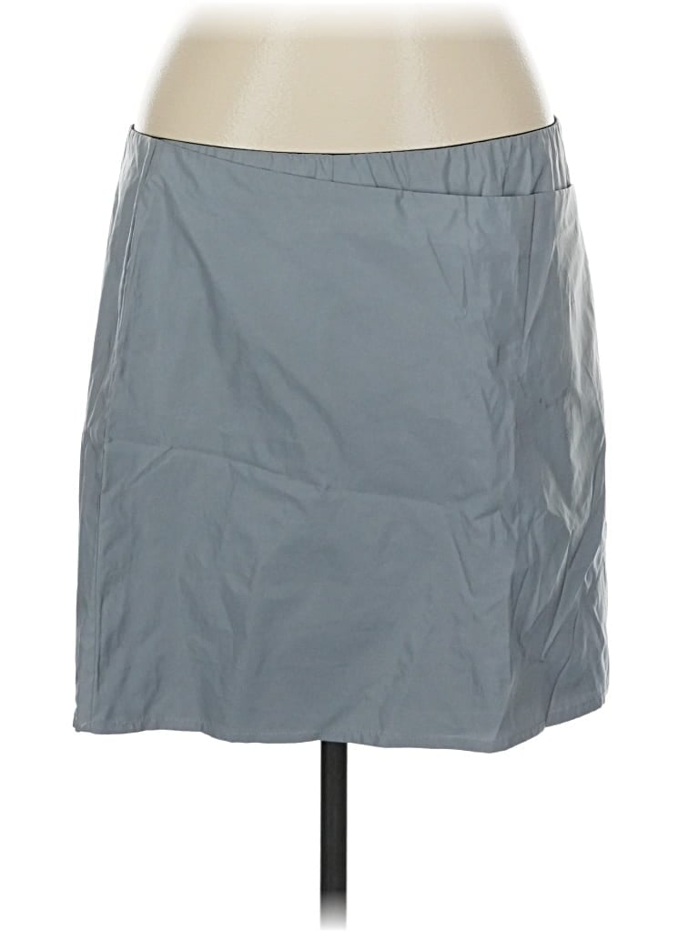 Pre-owned Dkny Casual Skirt In Gray
