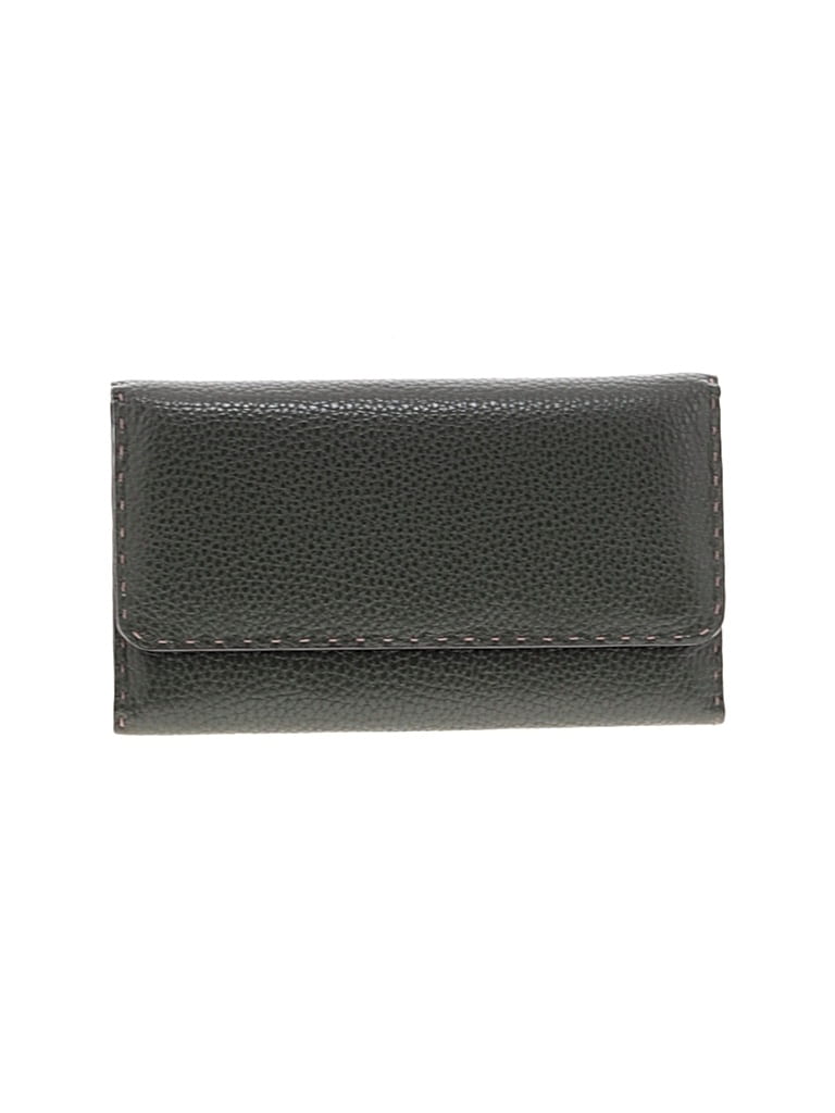 Pre-owned Unbranded Leather Wallet In Green