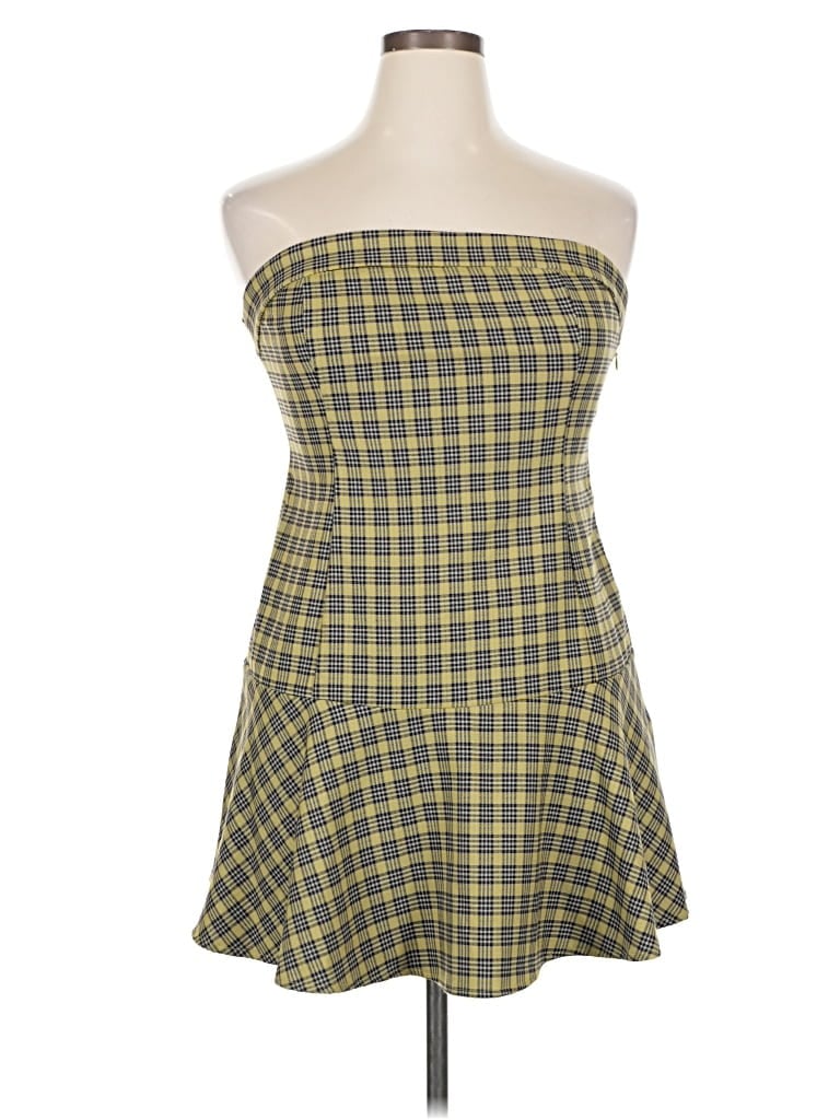 Pre-owned Motel Casual Dress In Yellow