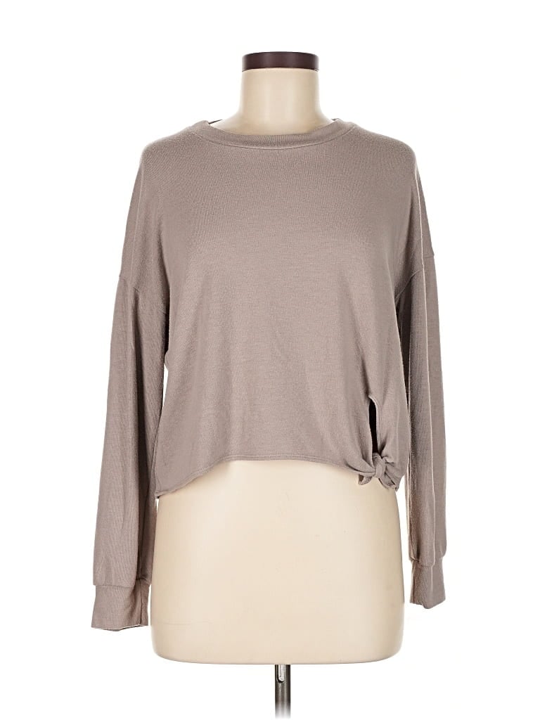 Pre-owned Beyond Yoga Pullover Sweater In Brown