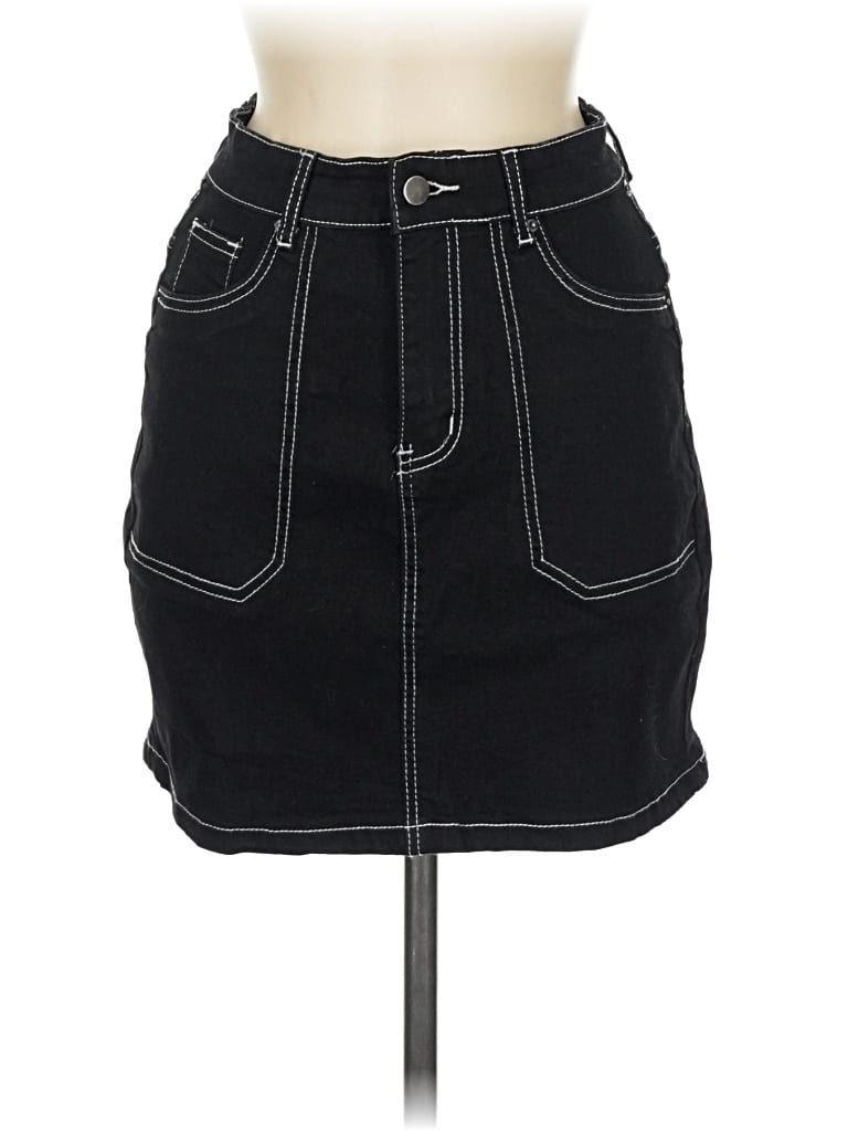Nasty Gal Inc. Denim Skirt In Black