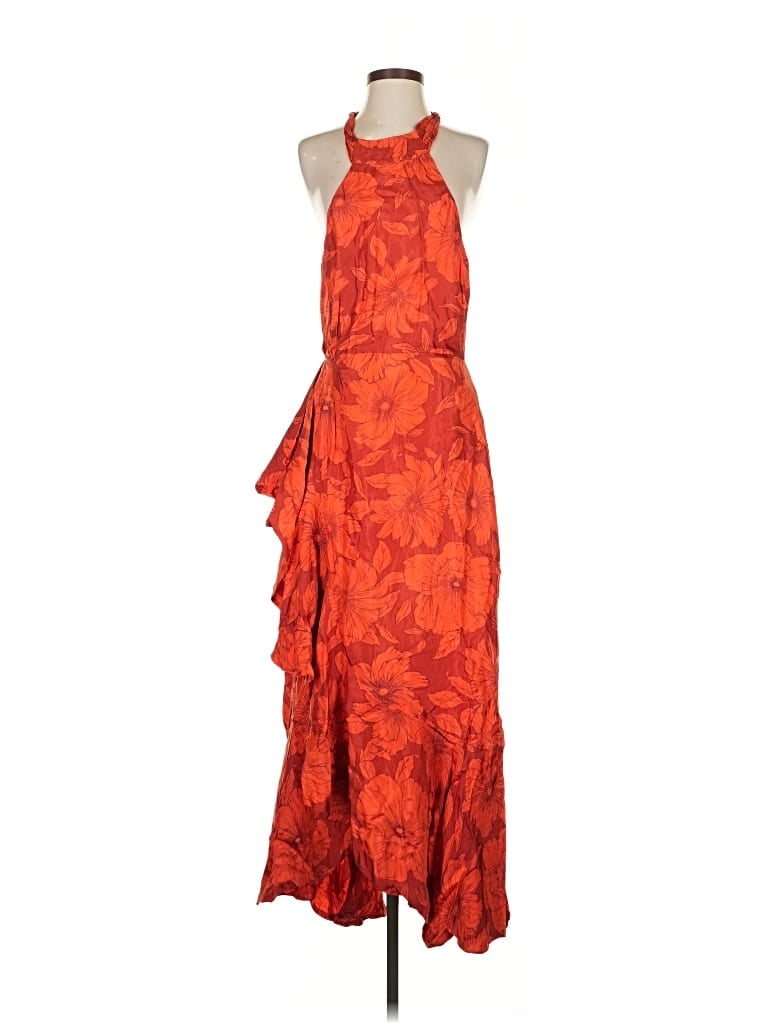 Pre-owned J.crew Collection Cocktail Dress In Orange