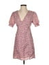 Storia 100% Polyester Hearts Red Pink Casual Dress Size S - photo 1