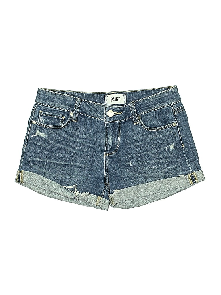 Pre-owned Paige Denim Shorts In Blue