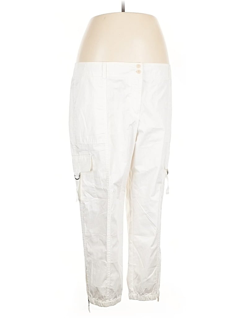 Pre-owned Talbots Cargo Pants In White