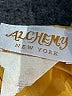 Alchemy 100% Acetate Solid Yellow Cocktail Dress Size S - photo 7