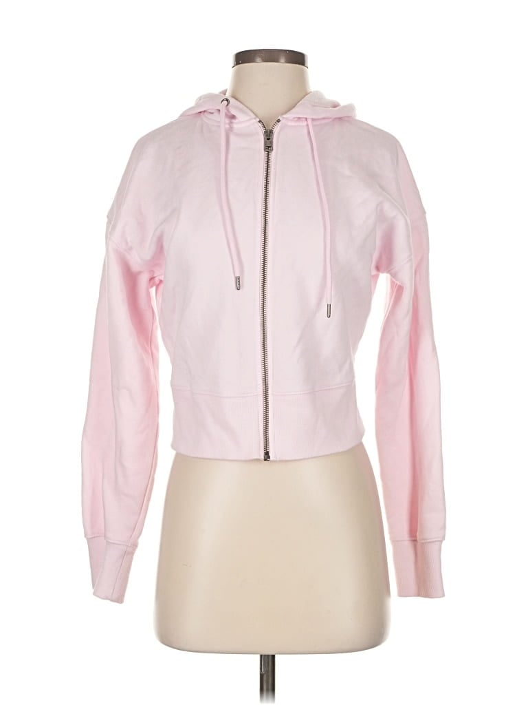 Pre-owned Universal Thread Zip Up Hoodie In Pink