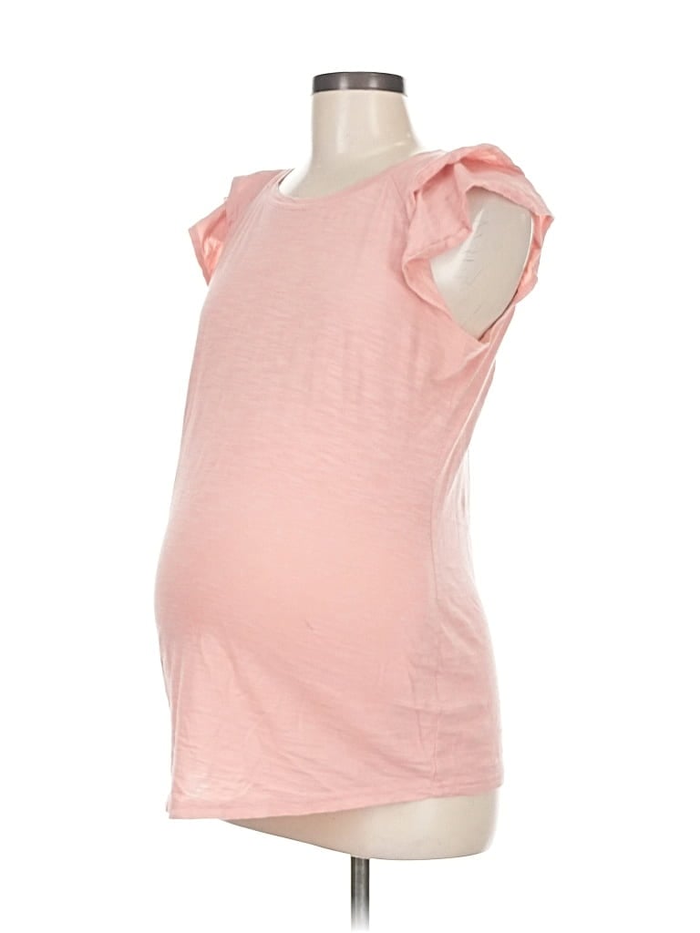 Pre-owned Motherhood Sleeveless T-shirt In Pink