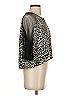 Chris Gramer 100% Polyester Leopard Print Black 3/4 Sleeve Blouse Size Sm (1) - photo 4