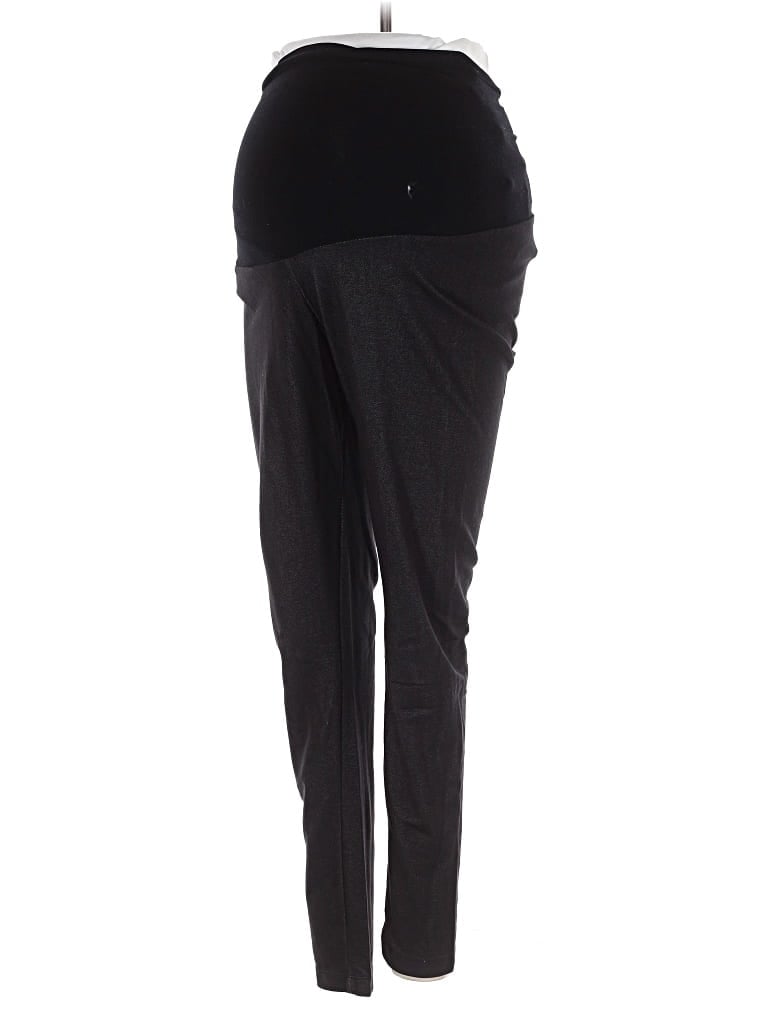 Pre-owned Oh Baby By Motherhood Active Pants In Black