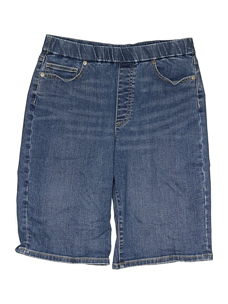 Pre-owned Lands' End Denim Shorts In Blue