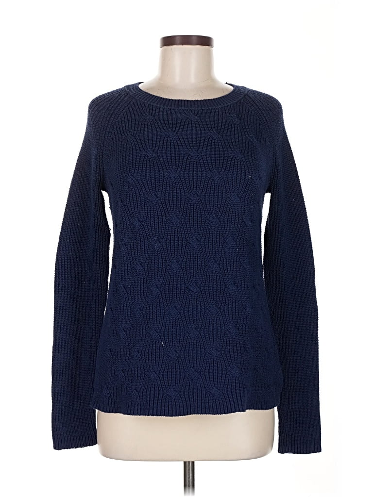 Pre-owned Liz Claiborne Pullover Sweater In Blue