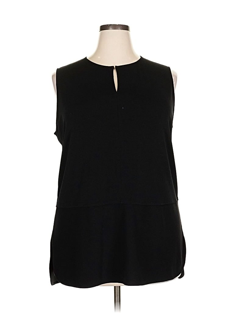 Pre-owned Polo Ralph Lauren Sleeveless Blouse In Black