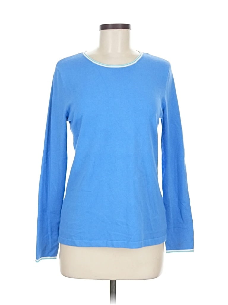 Pre-owned J. Mclaughlin Pullover Sweater In Blue