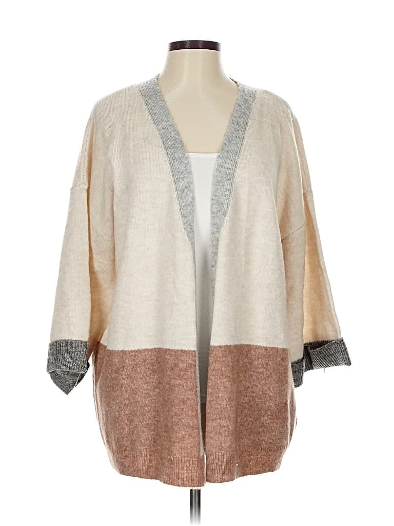 Pre-owned Blu Pepper Cardigan Sweater In Brown