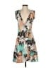 BCBGMAXAZRIA Print Gray Casual Dress Size XS - photo 1
