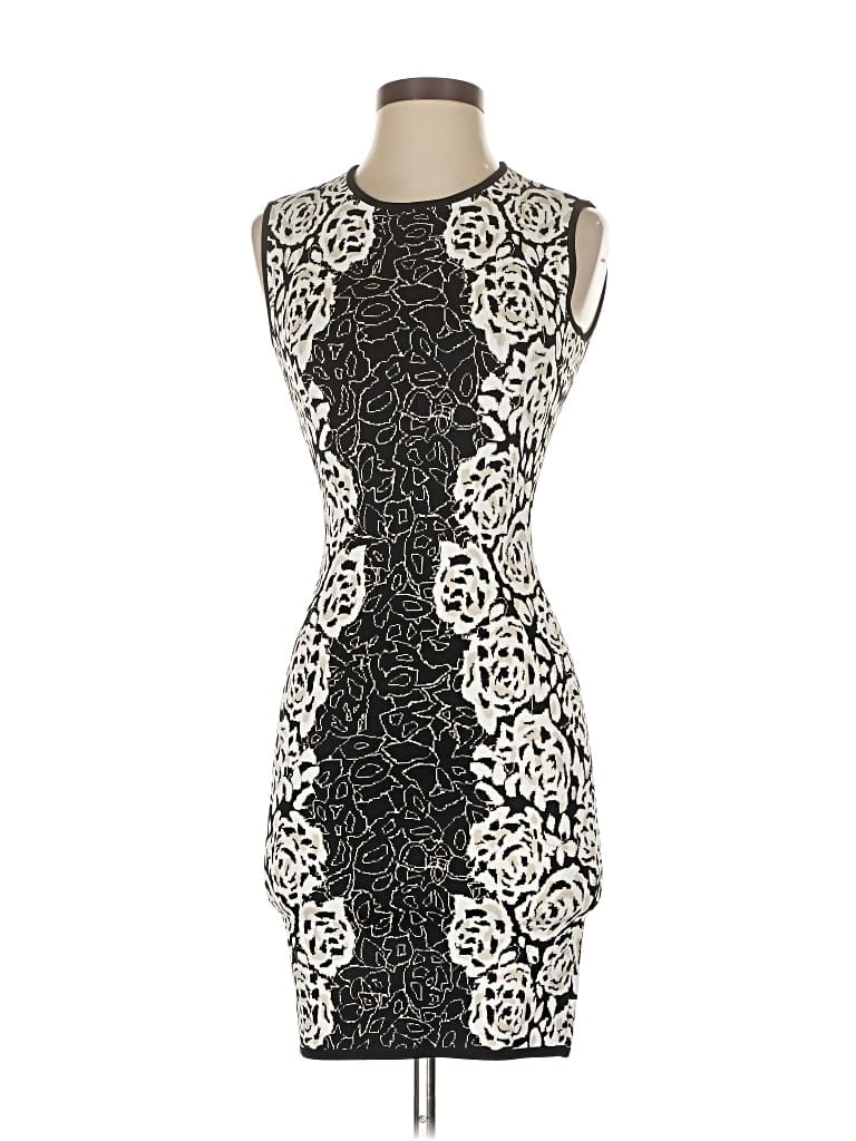 Pre-owned Bcbgmaxazria Cocktail Dress In Black