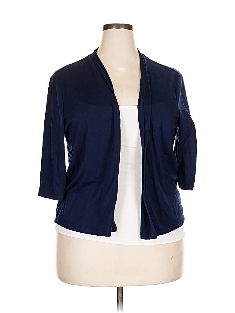 Pre-owned Unbranded Cardigan Sweater In Blue