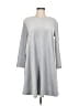 Lou & Grey Gray Casual Dress Size M - photo 1