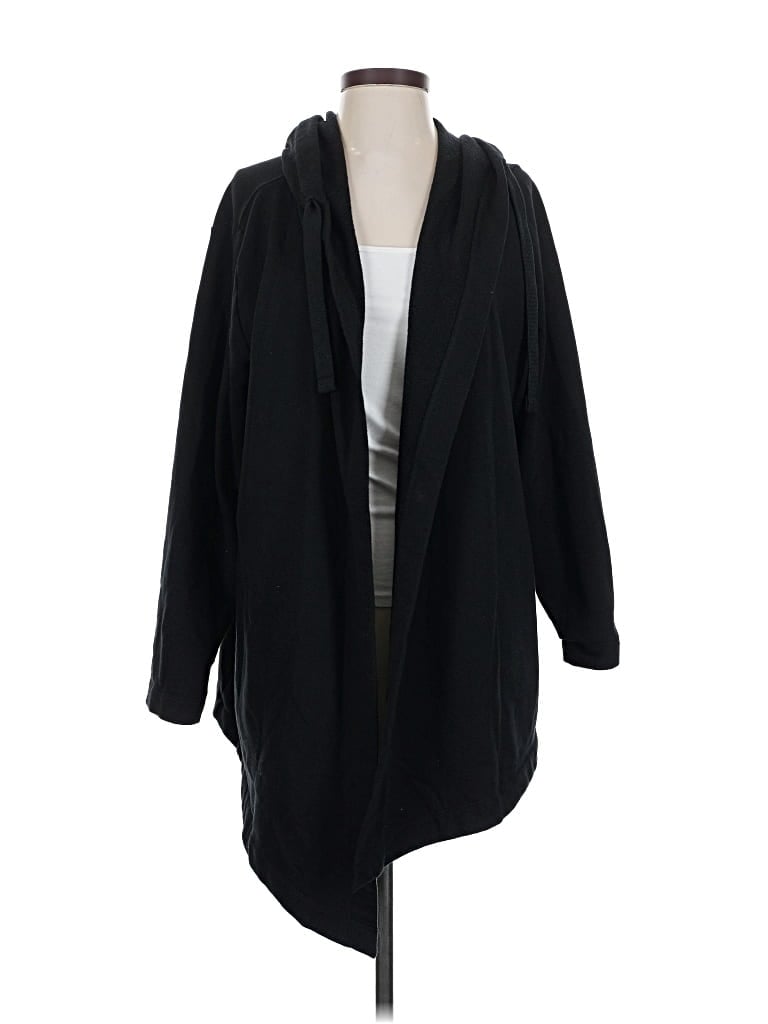 Pre-owned Eddie Bauer Cardigan Sweater In Black