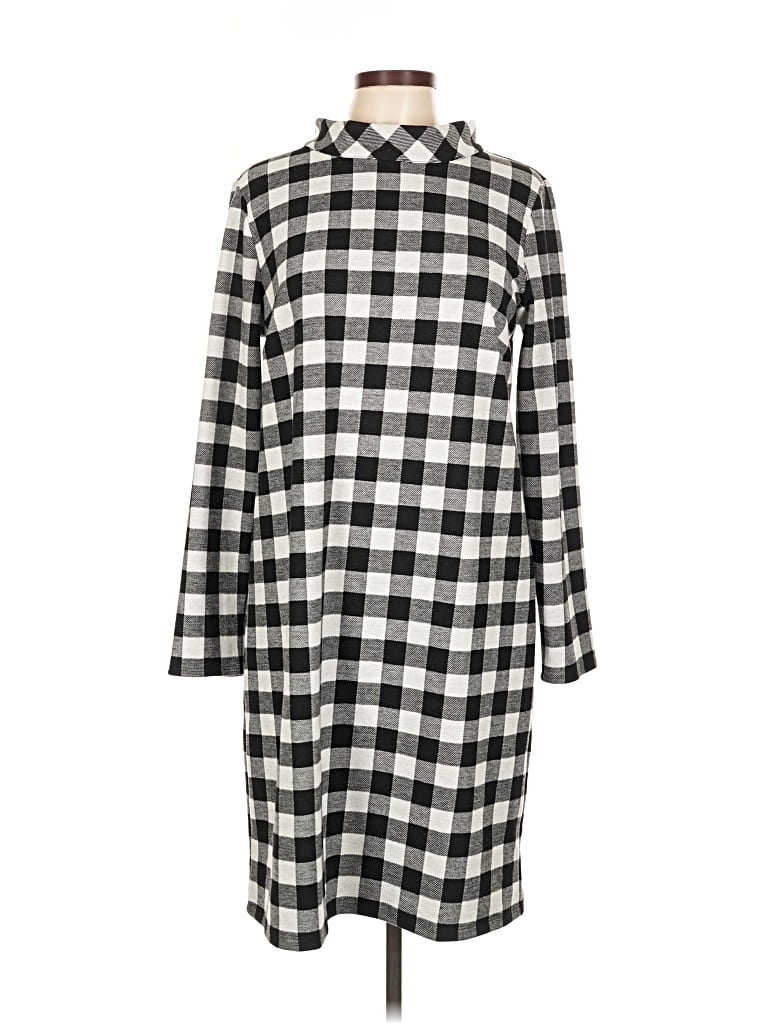 Pre-owned Talbots Casual Dress In Black