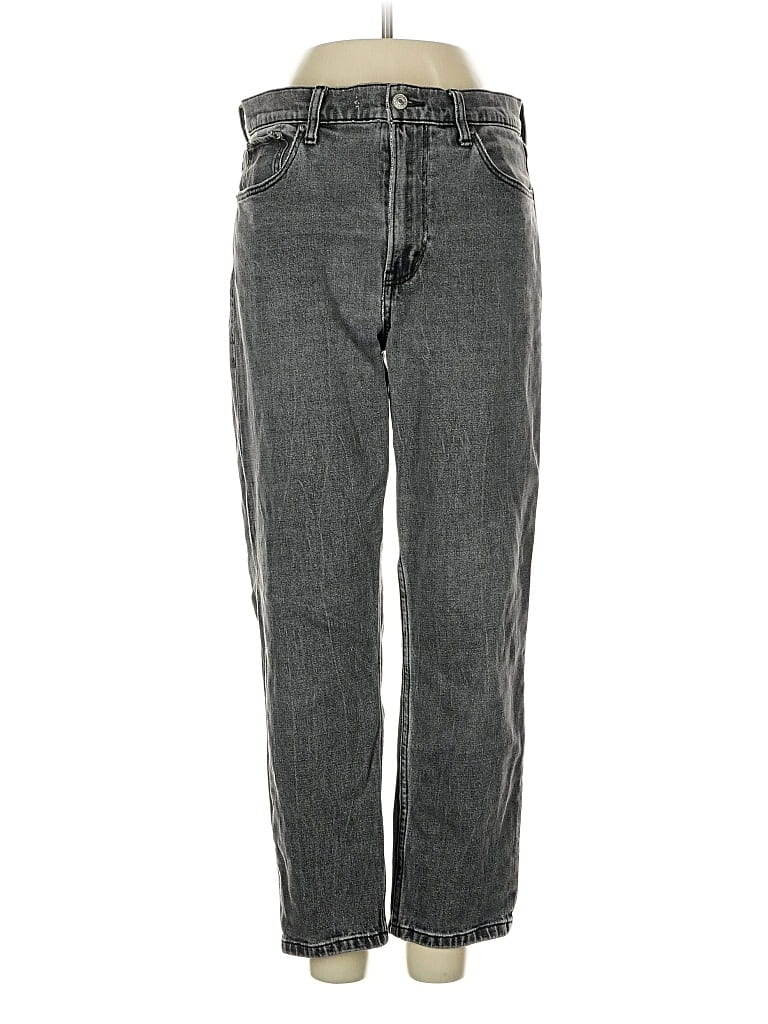 Pre-owned Abercrombie & Fitch Jeans In Gray