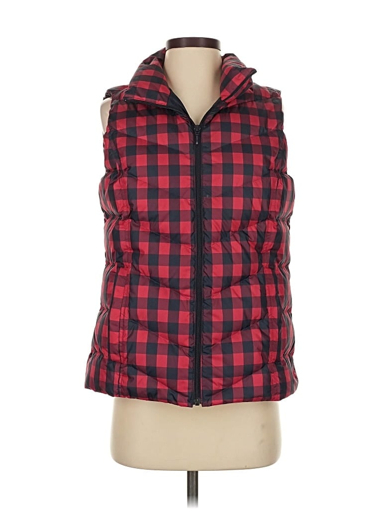 Pre-owned Lands' End Vest In Red