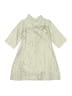 Gabby. Checkered-gingham Ivory Dress Size 8 - photo 2