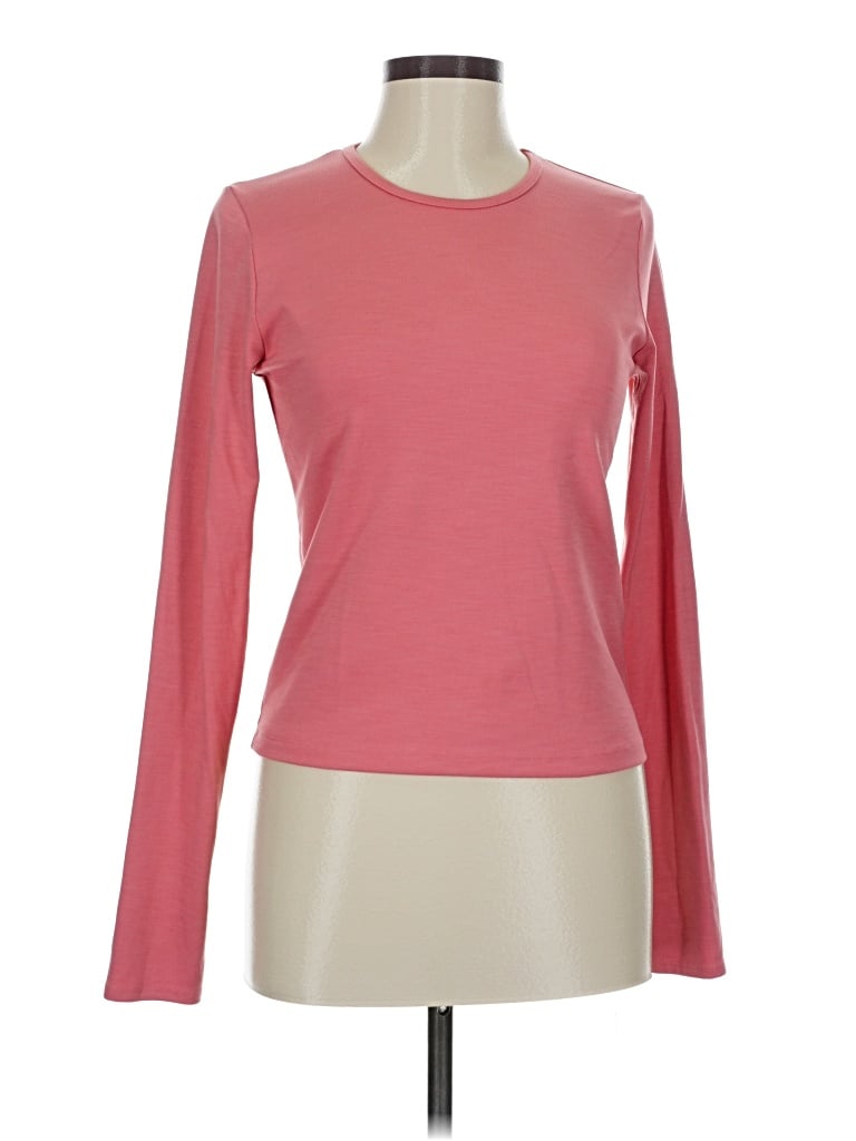 Pre-owned Beyond Yoga Long Sleeve T-shirt In Pink