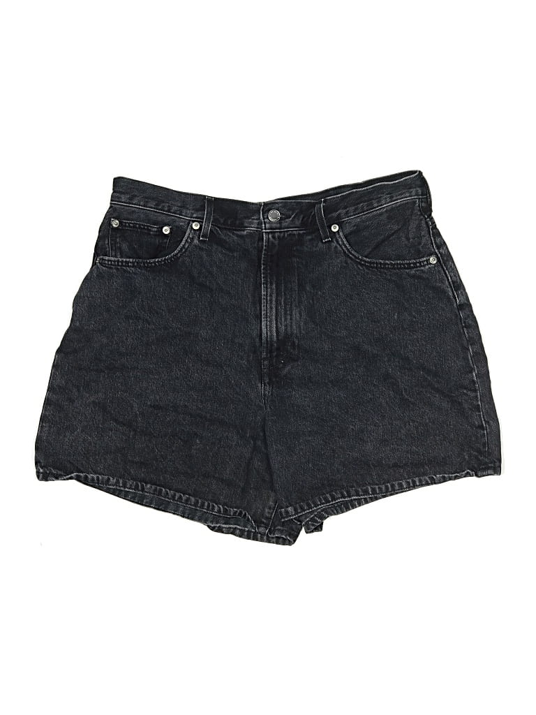 Pre-owned Everlane Denim Shorts In Black