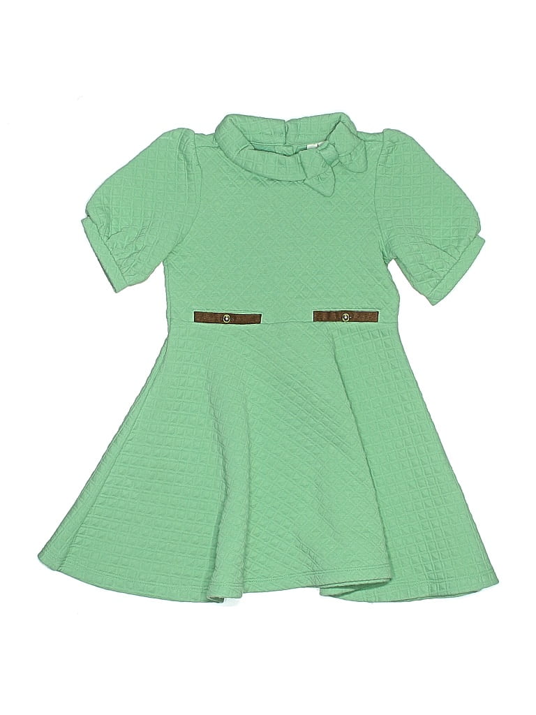 Pre-owned Janie And Jack Kids' Dress In Green