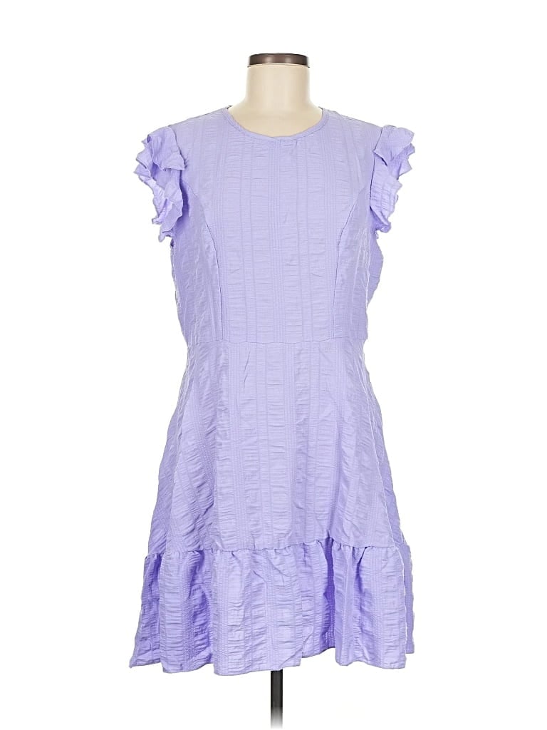 Pre-owned Shein Casual Dress In Purple