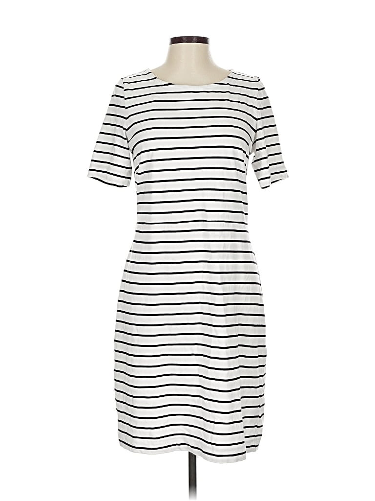 Pre-owned J. By J.crew Casual Dress In White