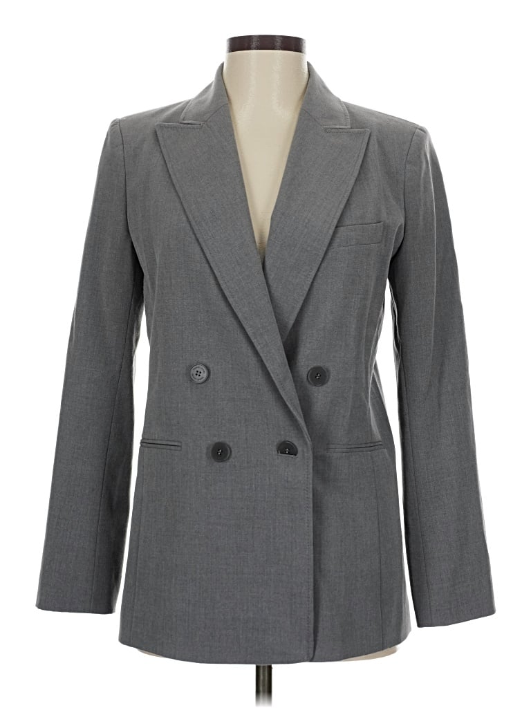 Pre-owned Tahari By Asl Blazer Jacket In Gray