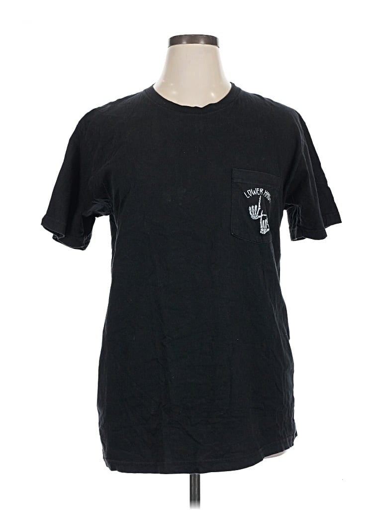 Pre-owned American Apparel Short Sleeve T-shirt In Black