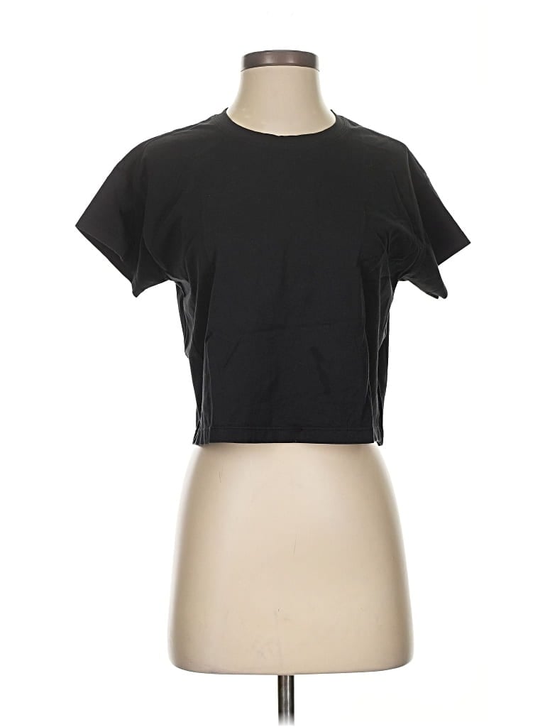 Pre-owned Lululemon Athletica Short Sleeve T-shirt In Black